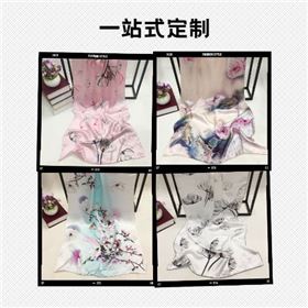 定制絲巾——真絲圍巾，真絲絲巾，圍巾定制